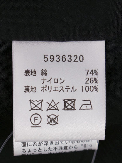 ルネ 5936320 ワンピース 34 ブラック ノースリーブ ワンピースドレス パール フリル ITGPY2BAAJ4C 【SALE】