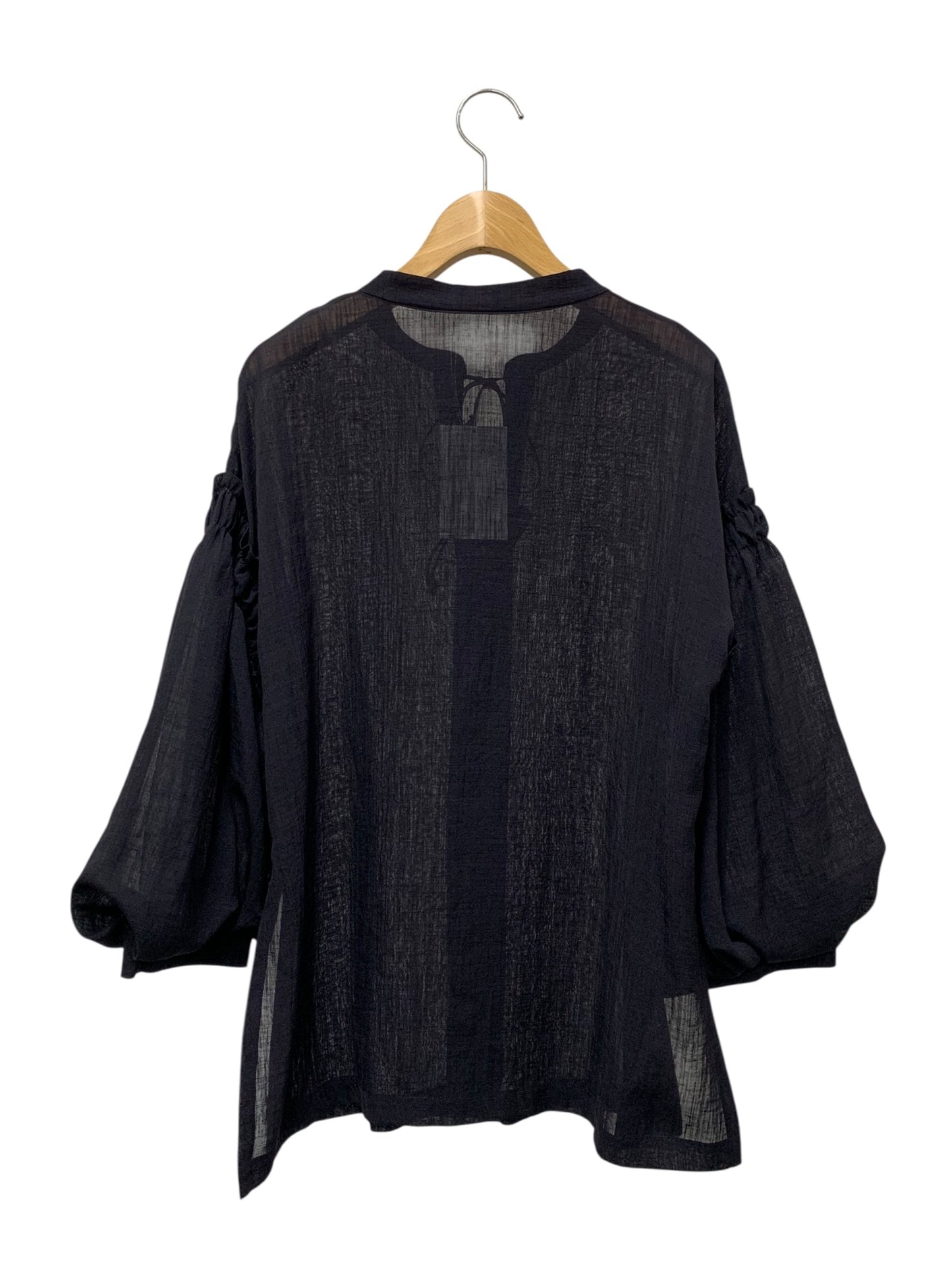 デイジーリン Blouse Sheer Puff Puff 06663 ブラウス 38 ネイビー ITTT2RWCYWQ2