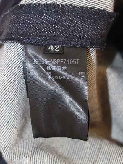フォクシーニューヨーク Pants 39365 デニムパンツ 42 ネイビー IT05BQCQHURC