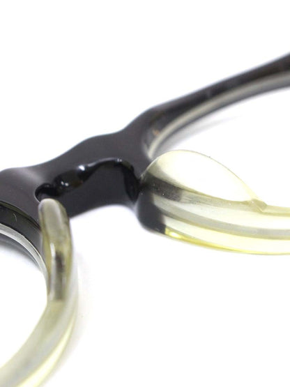 金子眼鏡 KⅭ27 眼鏡 ブラック/クリア メガネ ツートンカラー IT2MS90ZQ3ZU