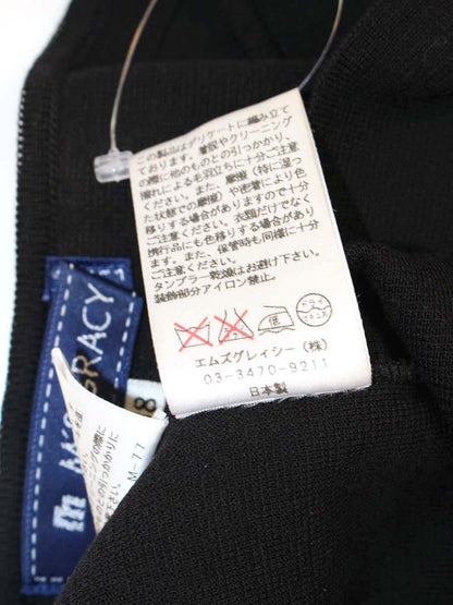 エムズグレイシー 228303 ニット セーター 38 ブラック スパンコール ITWC6PF8BEI4