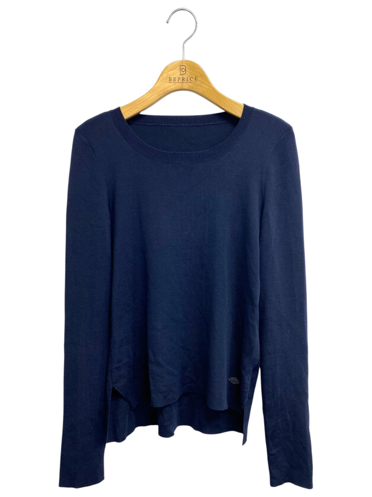 フォクシーブティック Knit Tops 30525 ニット 40 ネイビー ウール ITTQML0WISPN
