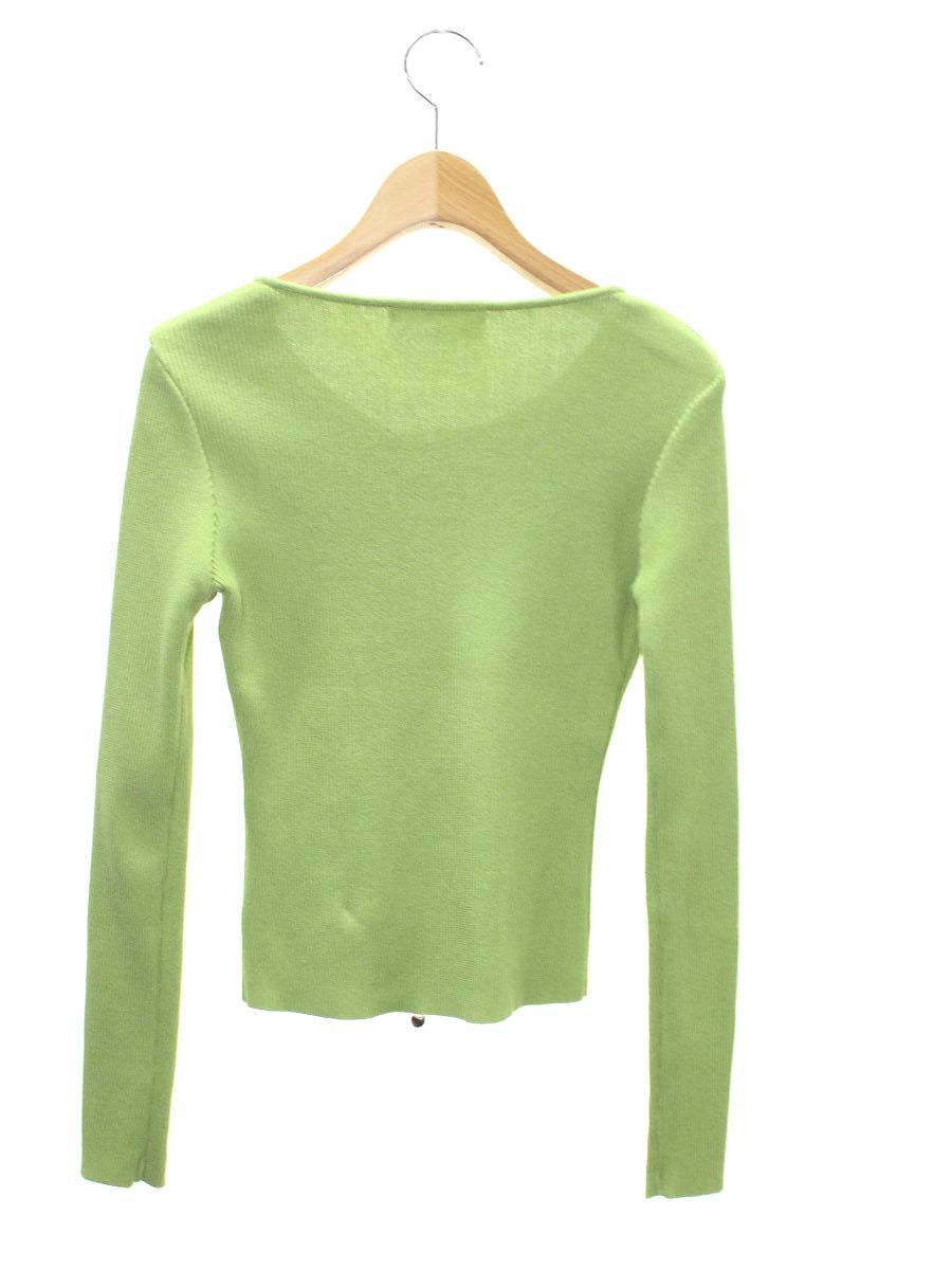 ルネ 6812700 カーディガン 34 グリーン ニット チェリーモチーフ ITC375AISLVV