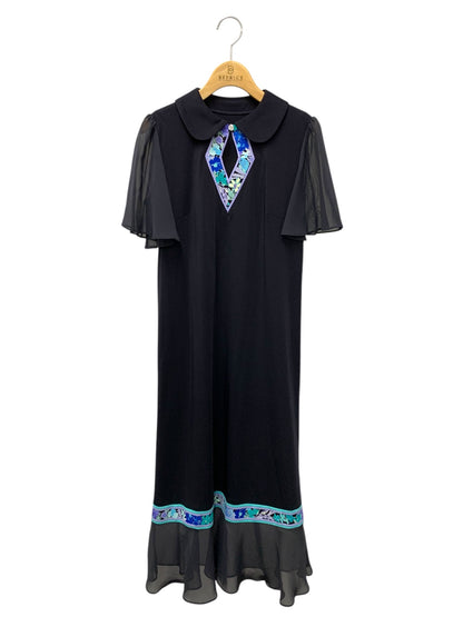 レオナールファッション 0140024 ワンピース 2 ネイビー ストーンボタン ITA43JCH7RUG