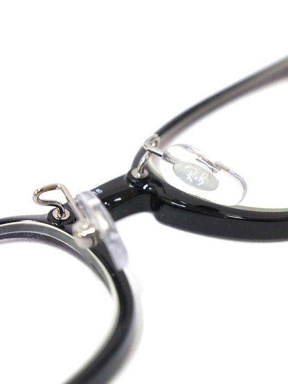 レイバン OPTICS RB7182D メガネ ブラック コンビフレーム フルリム スクエア ITIHY0NMYWD0