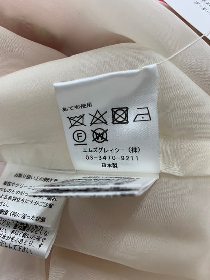 エムズグレイシー 917557 スカート 36 ピンク ツイード タック ITCMDQ6MG01H 【SALE】