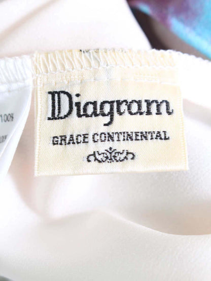 グレースコンチネンタル 36141211 トップス 36 ホワイト/マルチカラー フラワー IT9FJAO862JC