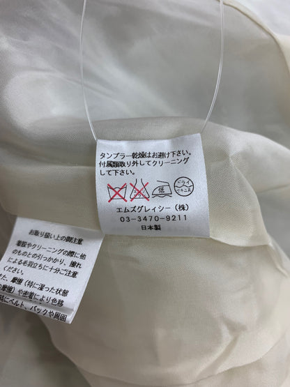 エムズグレイシー 529109 コート 38 ブルー フラワーモチーフ ITKJDXHDJ9AO