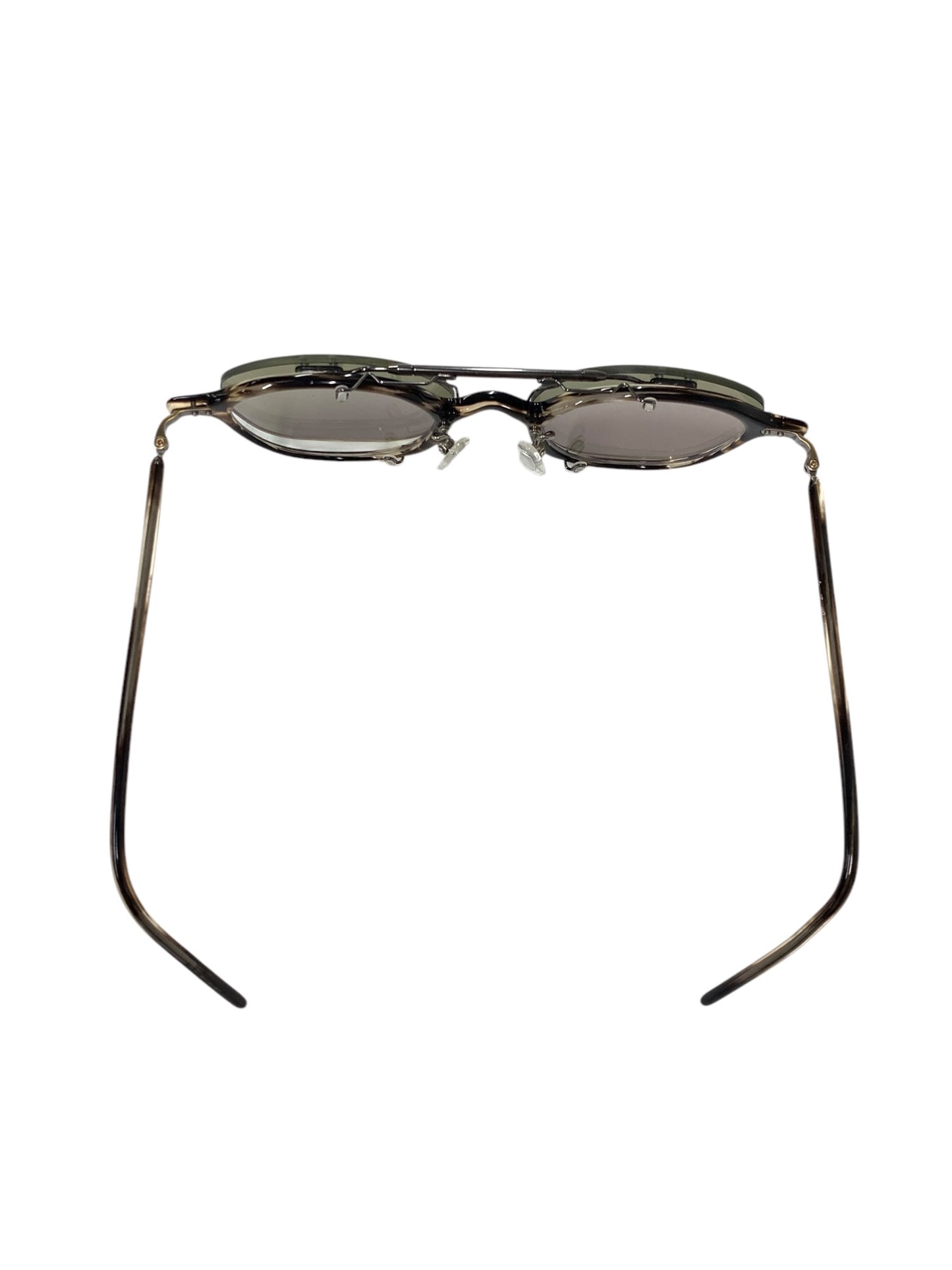 金子眼鏡 メガネ ブラウン セルフレーム ボストン クリップオンサングラス付き べっ甲柄 ITVEPEUROV4S