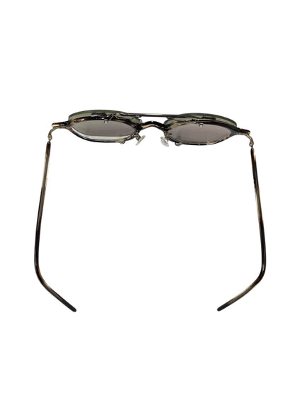 金子眼鏡 メガネ ブラウン セルフレーム ボストン クリップオンサングラス付き べっ甲柄 ITVEPEUROV4S