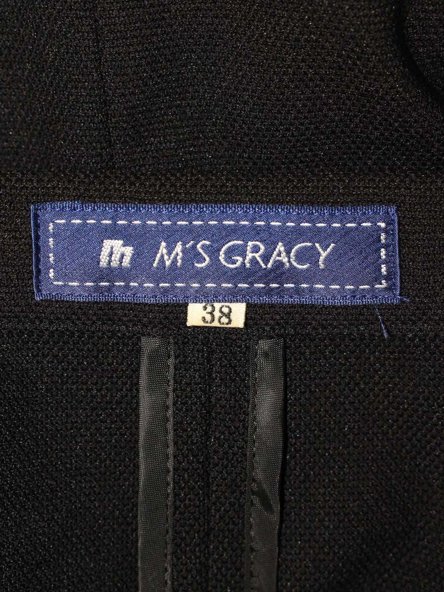 エムズグレイシー 324327 ジャケット 38 ブラック レース 3B 半袖 ITBSYVUGMCQW 【SALE】