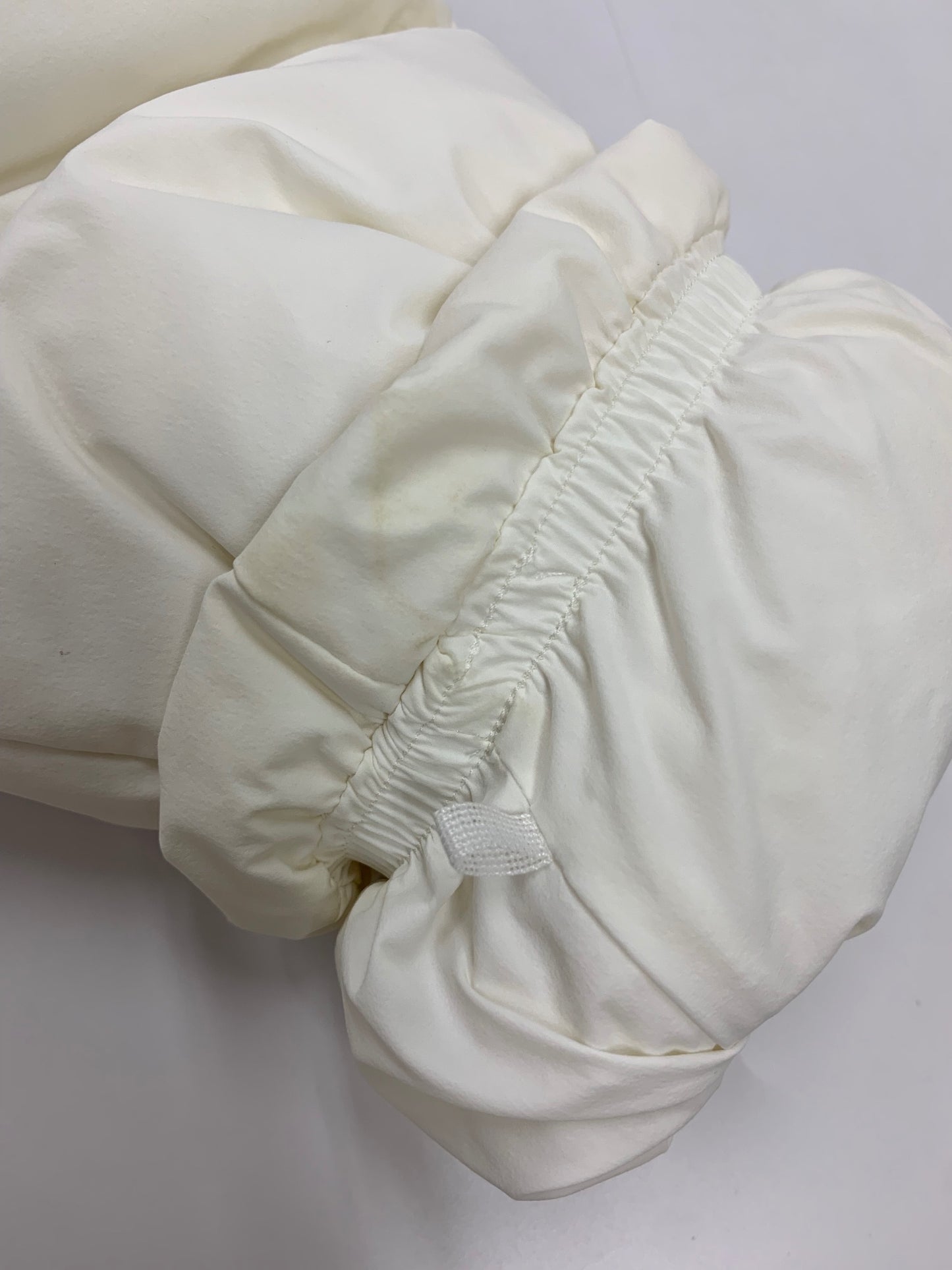 エムズグレイシー ペプラム付きショート 219607 ダウンジャケット 38 ホワイト フリル IT7H050YL9AE