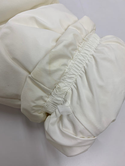 エムズグレイシー ペプラム付きショート 219607 ダウンジャケット 38 ホワイト フリル IT7H050YL9AE