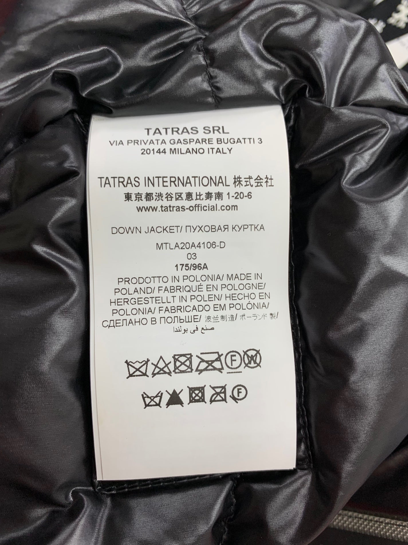 タトラス BARAT MTLA20A4106 ダウンジャケット 03 レッド フォックスファー ITJLJXPCFBC4