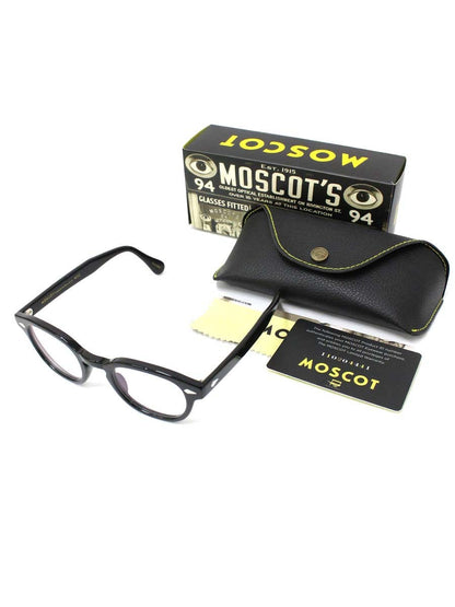 モスコット LEMTOSH メガネ ブラック セルフレーム フルリム ウェリントン ITOKVNKO1Z28