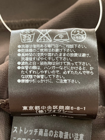 フォクシーニューヨーク 24134 カーディガン 40 ブラウン マットストレッチジャージー ITCE3SFELYB8