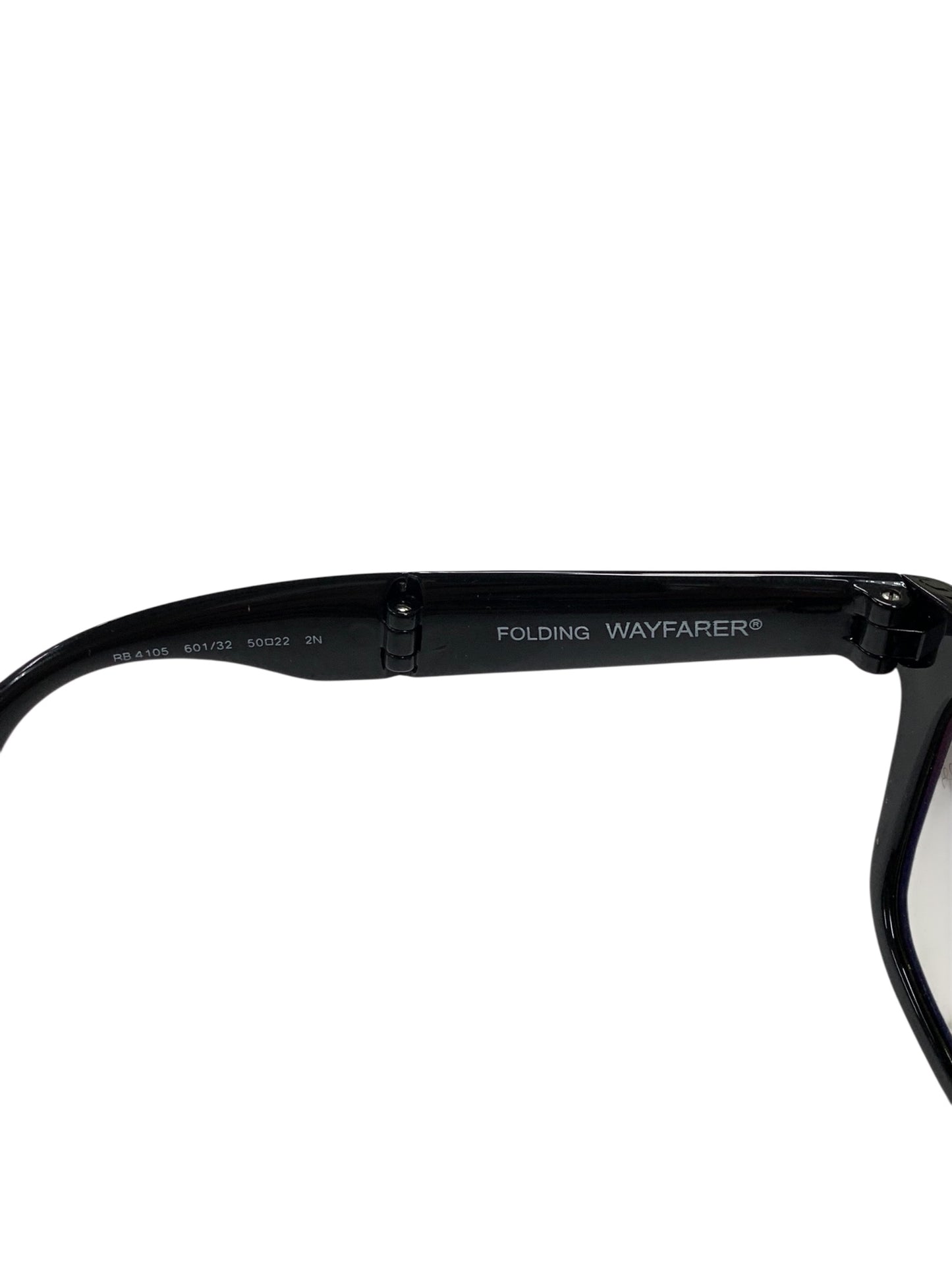 レイバン WAYFARER FOLDING CLASSIC RB4105 メガネ ブラック 折りたたみ セルフレーム ウェリントン ITMH0UMVOQI8