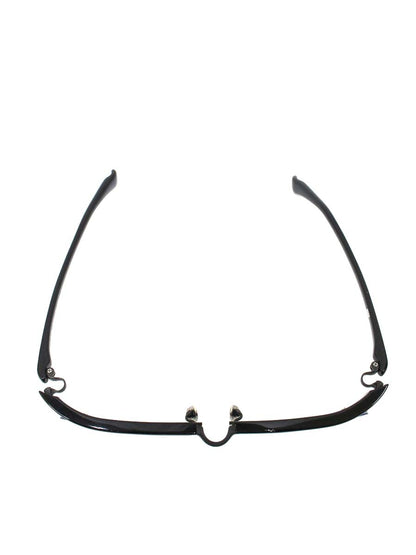 フォーナインズ M-902 メガネ ブラック セルフレーム ハーフリム スクエア ITQRVNYDOSN0