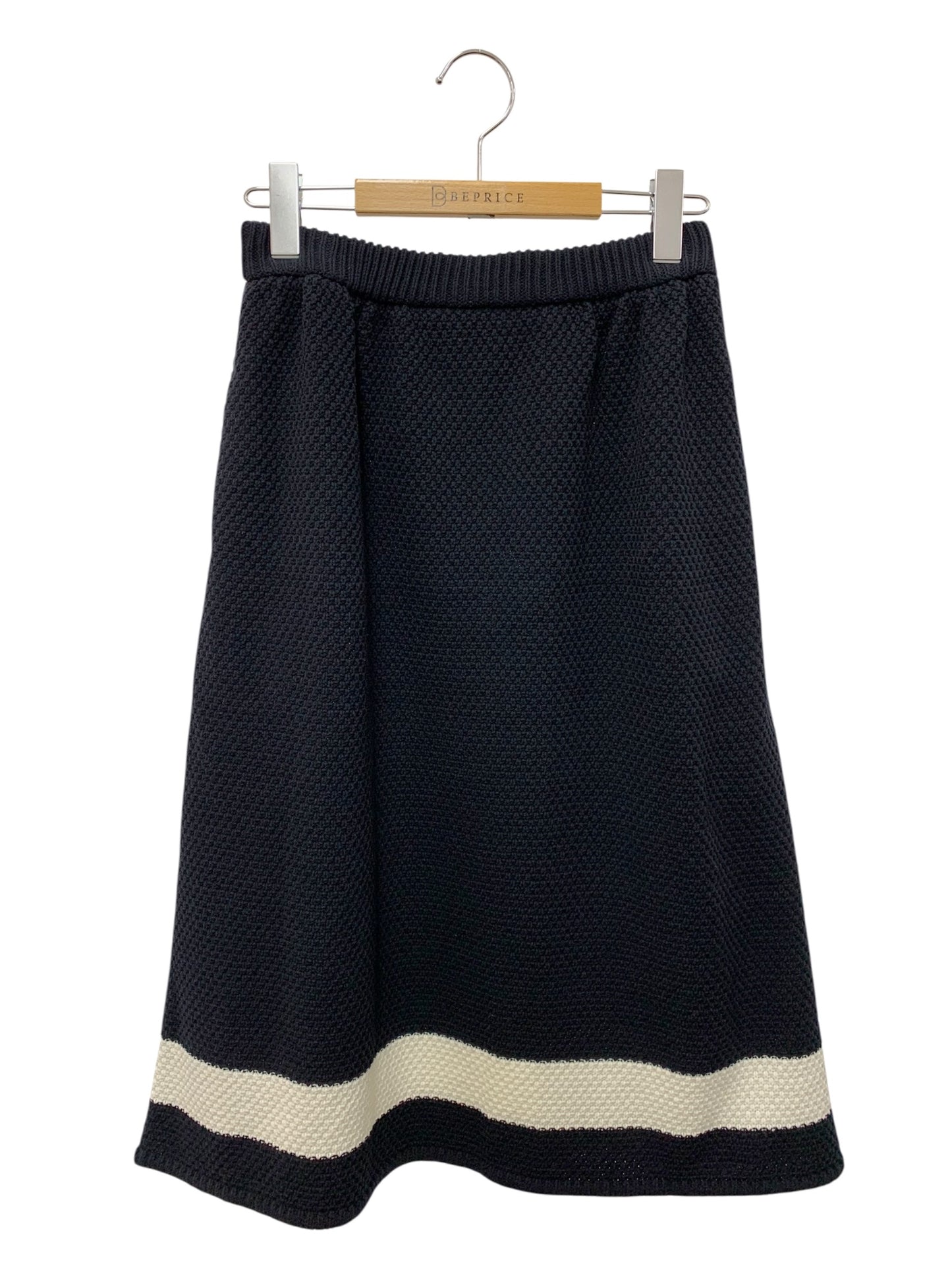ルネ 5412020 スカート 36 ネイビー ニット ウエストギャザー ITQVNCJT47PW