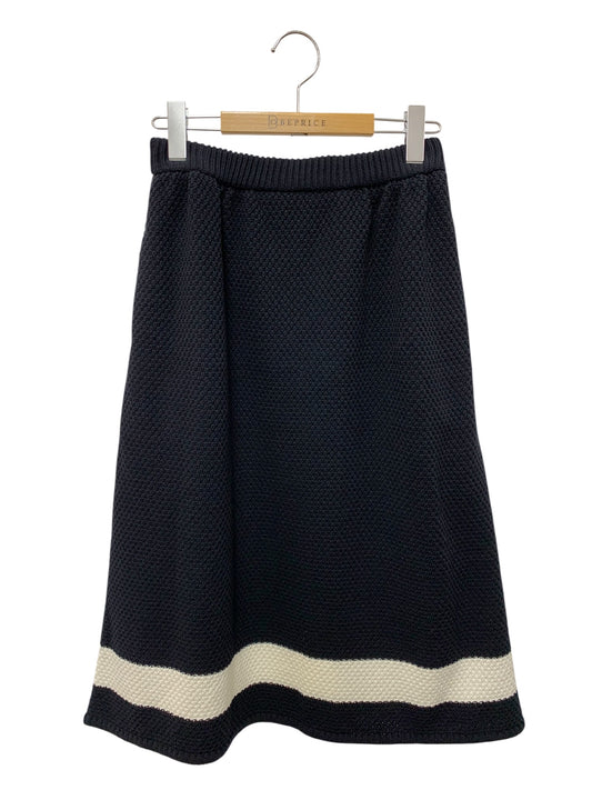 ルネ 5412020 スカート 36 ネイビー ニット ウエストギャザー ITQVNCJT47PW