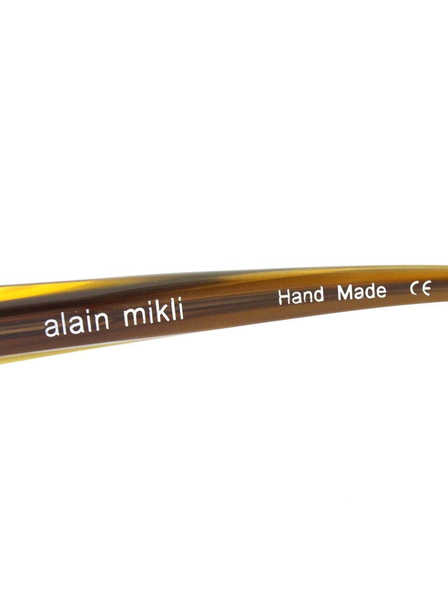 アランミクリ A0635 メガネ ブラウン セルフレーム ハーフリム（ナイロール）スクエア ITNKTSDI7HH0 【SALE】