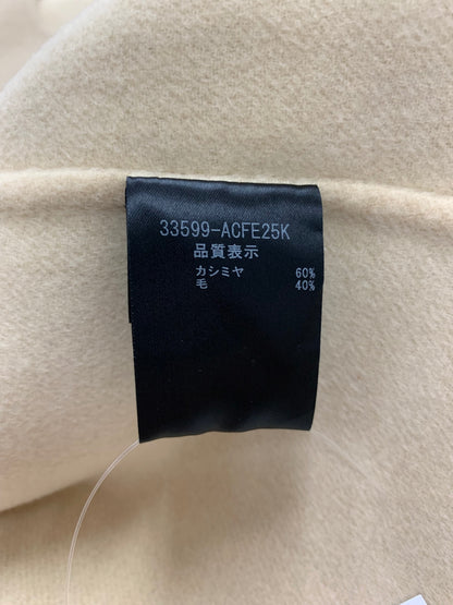 フォクシー 33599 コート 38 ベージュ カシミヤ ダブルフェイス ITV46VXSMRS8