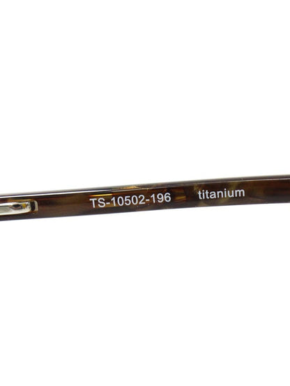 トニーセイム TS-10502-196 メガネ ブラウン セルフレーム フルリム スクエア ITW2MCXMJIJS