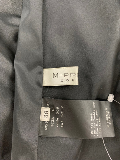 エムプルミエクチュール ワンピース F928-007 38 ブラック ニット切替 ITZ88ORES35U