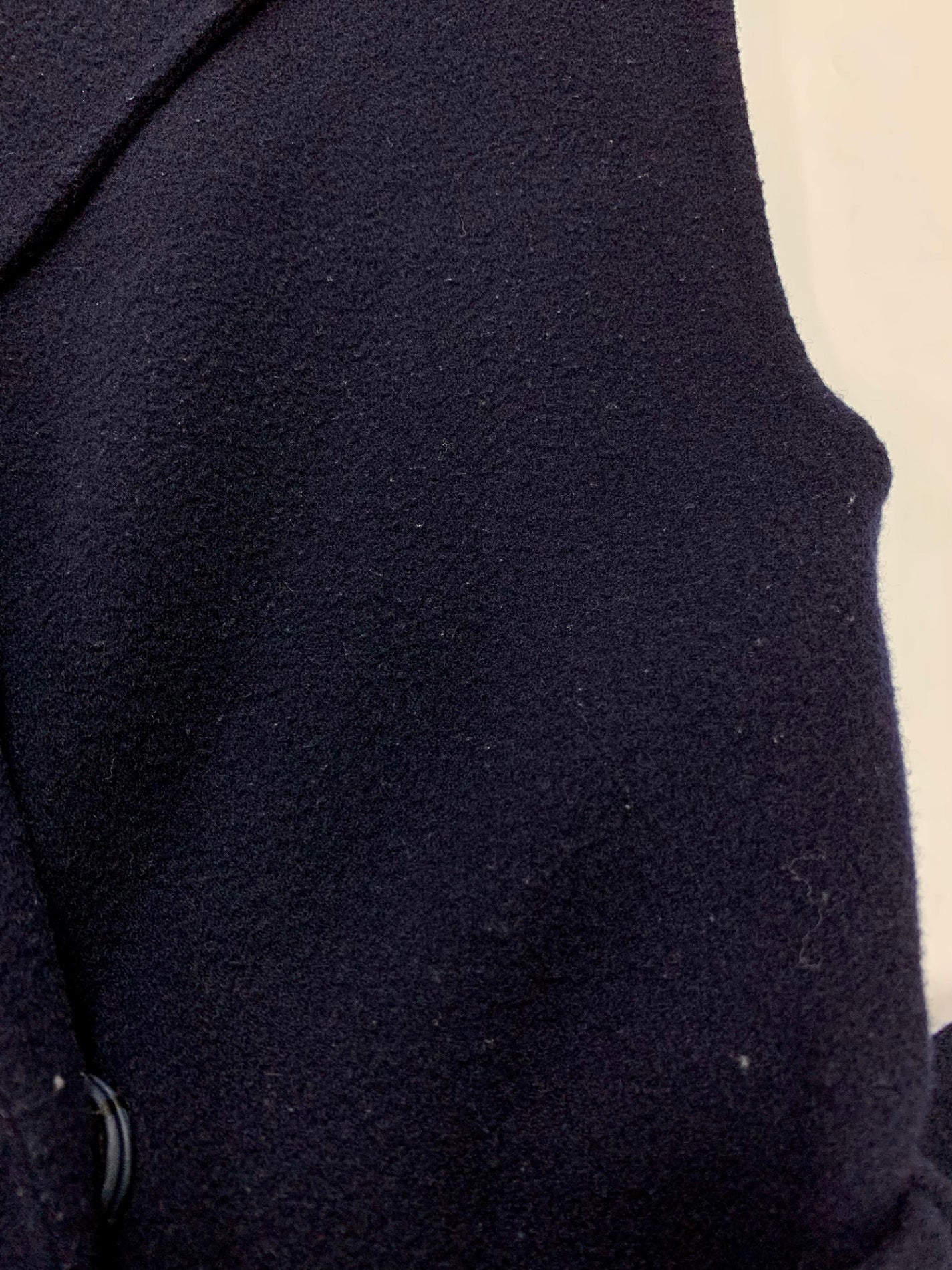 フォクシーブティック Coat Felice 43638 コート 40 ネイビー 3way カシミヤ混 ダブルフェイス ノーカラージャケット ベルト付きロングジレ ITZWCDXFF5T5