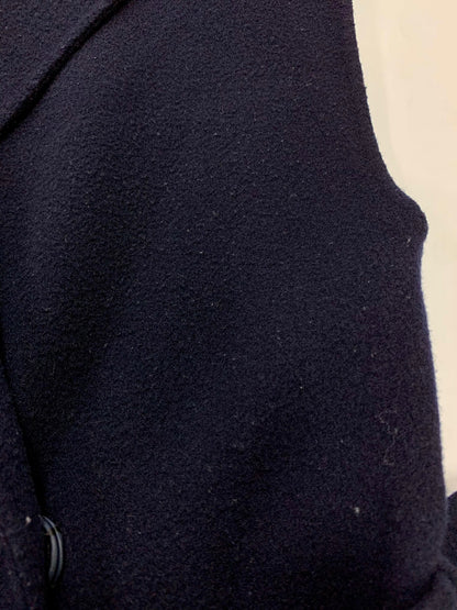 フォクシーブティック Coat Felice 43638 コート 40 ネイビー 3way カシミヤ混 ダブルフェイス ノーカラージャケット ベルト付きロングジレ ITZWCDXFF5T5