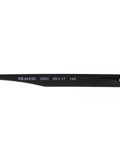 レイバン RB6453D メガネ ブラック ハーフリム メタルフレーム スクエア ITFEM1OAX3CY