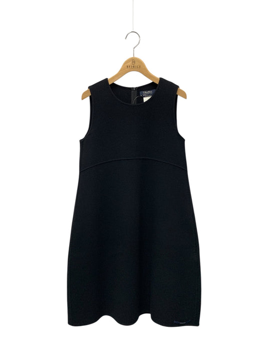 エスマックスマーラ CUCITO AMANO 92260533075 ワンピース 42 ブラック ウール ITNDBFOV6E8B