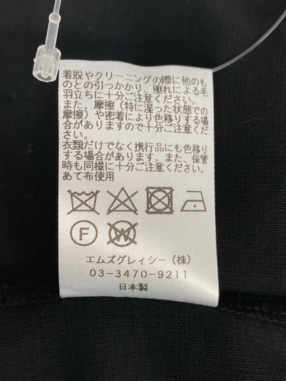 エムズグレイシー ケープ風カットソー 015333 40 ブラック フリル IT5BNRU7K6UI