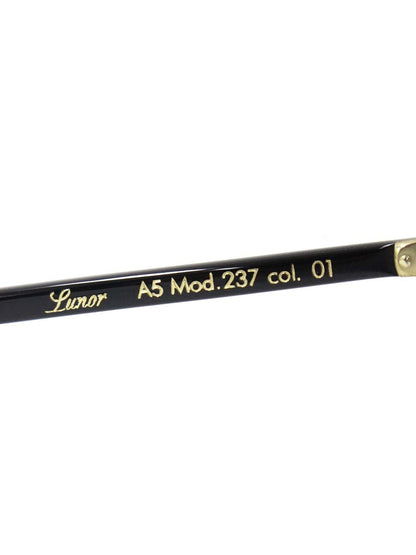 ルノア A5 Mod.237 メガネ ブラック クラウンパント セルフレーム フルリム ITLM5ABNNU6X