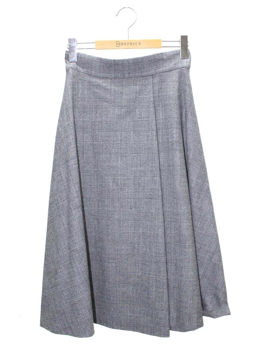 アナイ 101727-11-650-93-360 スカート 36 グレー 千鳥格子 フレア ITIT33IG2L7N