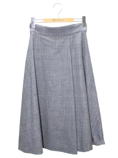 アナイ 101727-11-650-93-360 スカート 36 グレー 千鳥格子 フレア ITIT33IG2L7N