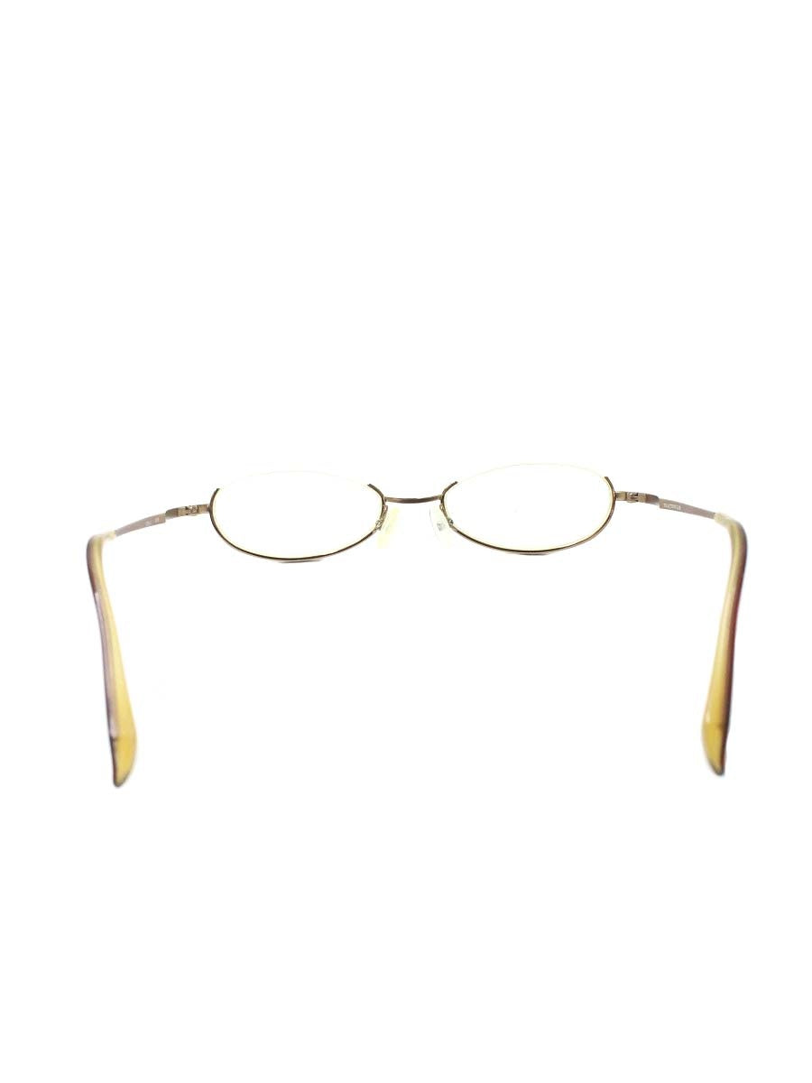トラクションプロダクション CMLJ368 眼鏡 ゴールド オーバル メガネ IT20LLYAMDAO
