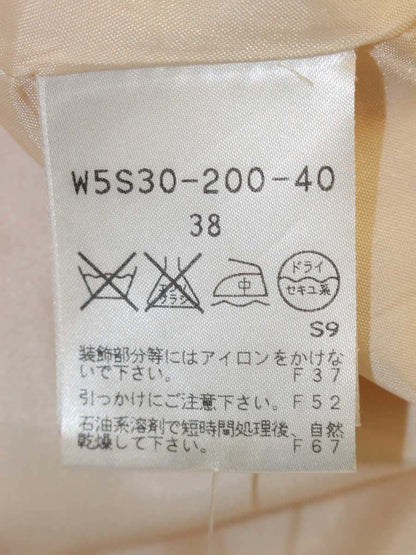 トゥービーシック W5S30-200-40 スカート 38 ベージュ パール ビジュー フレア ITVABR42GI6I