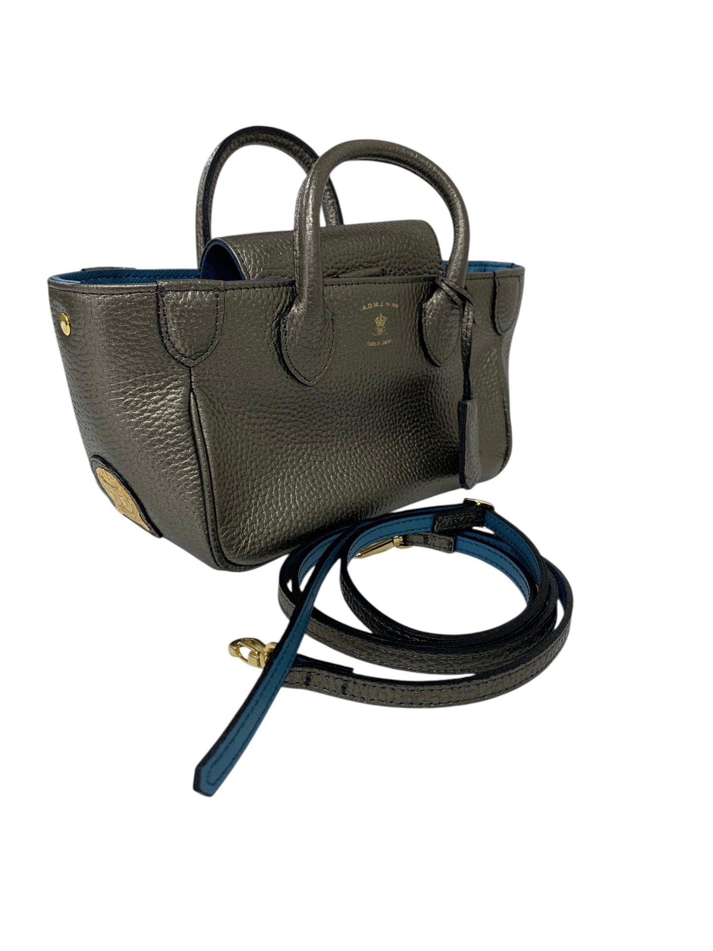 エーディーエムジェイ ハンドバッグ ブロンズ ミニ ショルダー 2way レザー ITANQFFAZ4RO