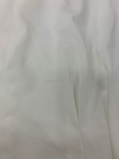 エムズグレイシー 015331 カットソー 38 ホワイト ロールカラー バックボタン ITW0SLD35DDV