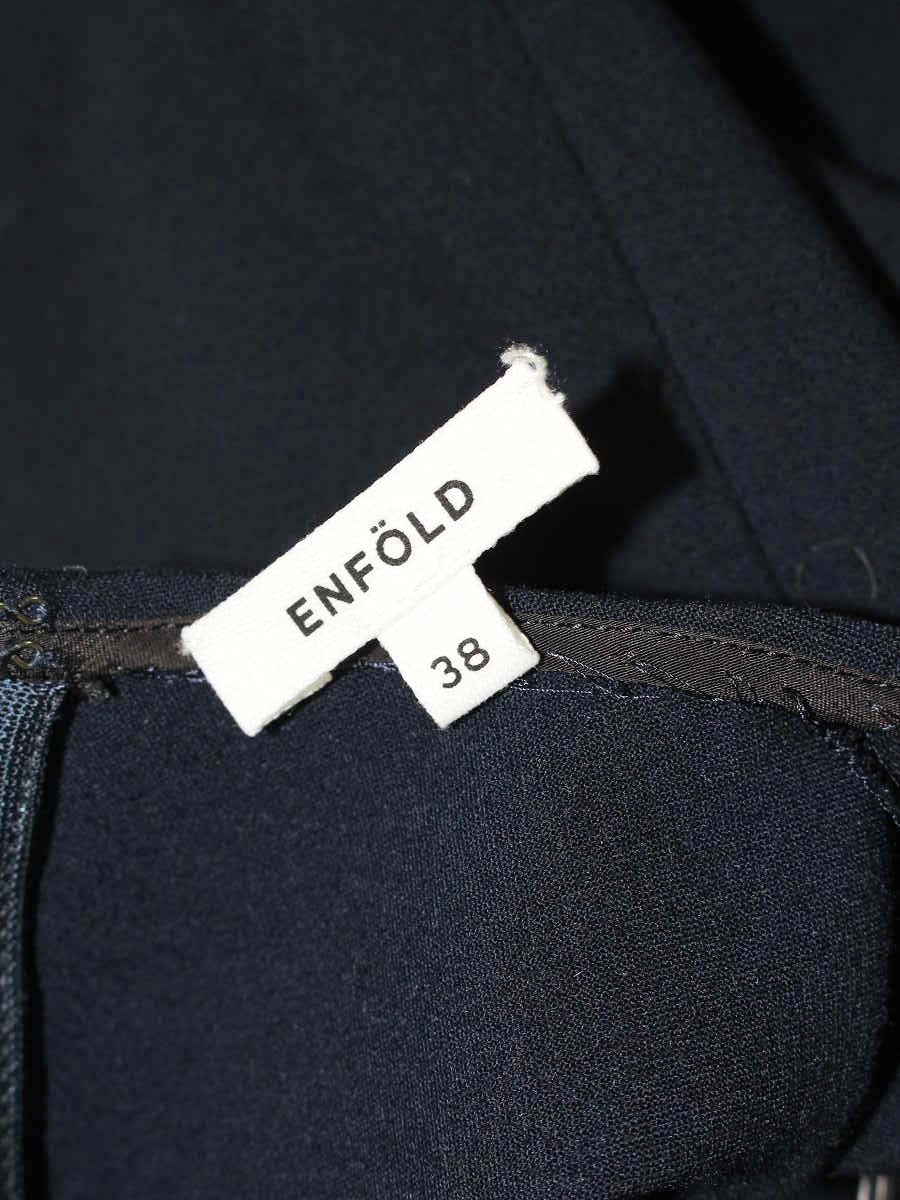 エンフォルド 300DS130-0100 カットソー 38 ネイビー アシンメトリー ITBK7OD7NNK7
