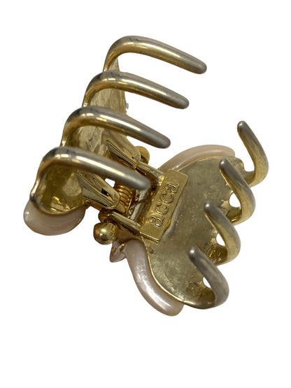 アッカ ヘアクリップ グレー ラメ ラインストーン ミニ ITBPOC0EQQ30