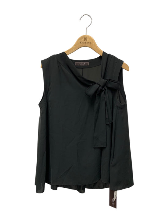 フォクシーブティック Vanilla Sky 39188 ブラウス 40 ブラック ボウタイ ITNVROOF8RCO