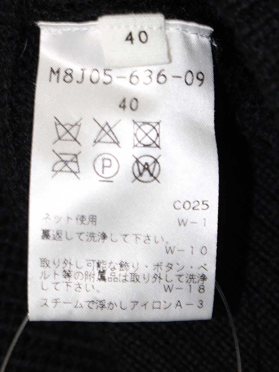 エポカ M8J05-636-09 ニットワンピース 40 ブラック IT82VXXSX3PW
