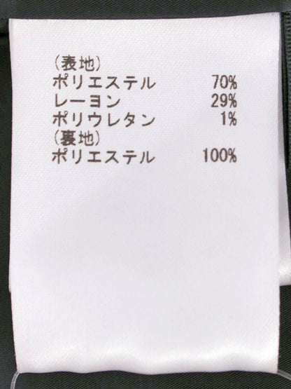 ダイアグラム フリンジタイトジャガードスカート 03224 21219 タイトスカート 36 ブラック ITU913JXUTUO