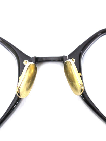 オージーバイオリバーゴールドスミス NOVELIST メガネ ブラック オクタゴン コンビフレーム IT00RUL8A71U