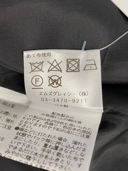 エムズグレイシー 117519 スカート 36 ブラック アイコンモチーフ フレア IT6DA8R0OYEO