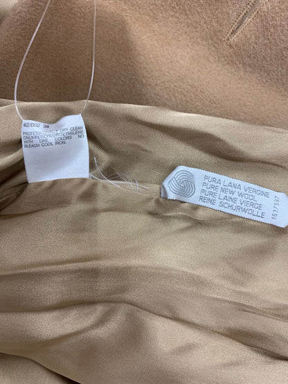 マックスマーラ 1637597 38 キャメル チェスター ロングコート シルバータグ ベルト ITVQLFNTHCB2