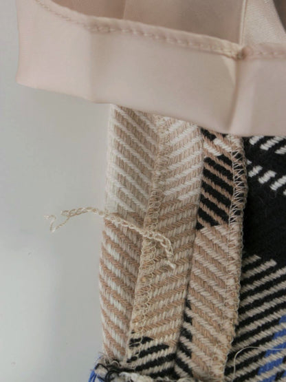 エムズグレイシー 917529 スカート 36 ベージュ ウール フレア ITLR3U9WBF66