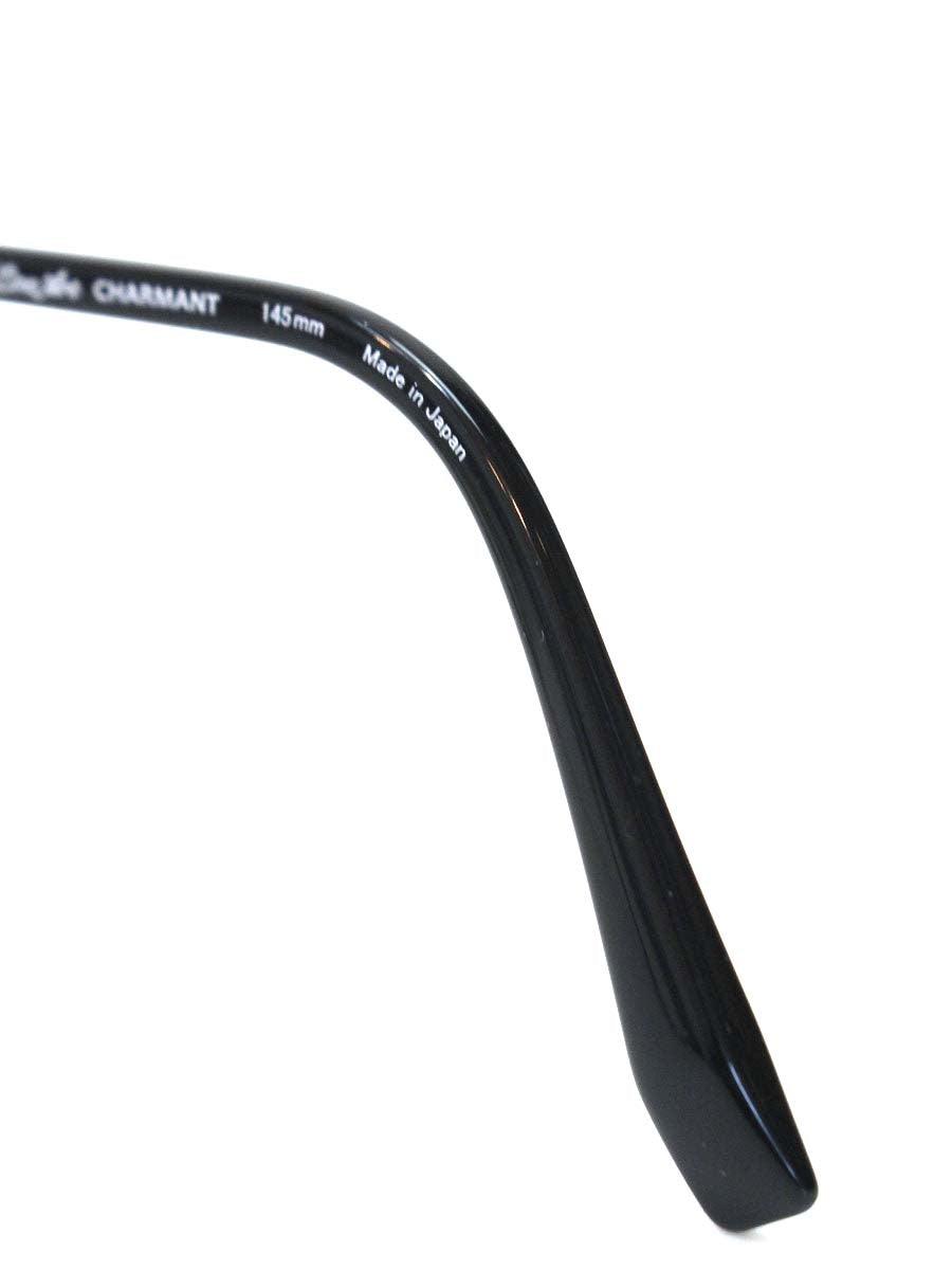 ラインアートシャルマン XL11101 メガネ ブラック チタン ウェリントン ITBO89863FNO
